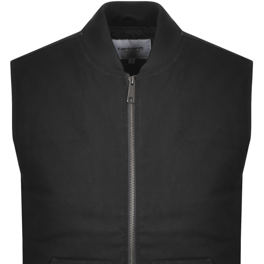 Alternative Image for ProductCarhartt Dearborn Canvas Gilet Black2